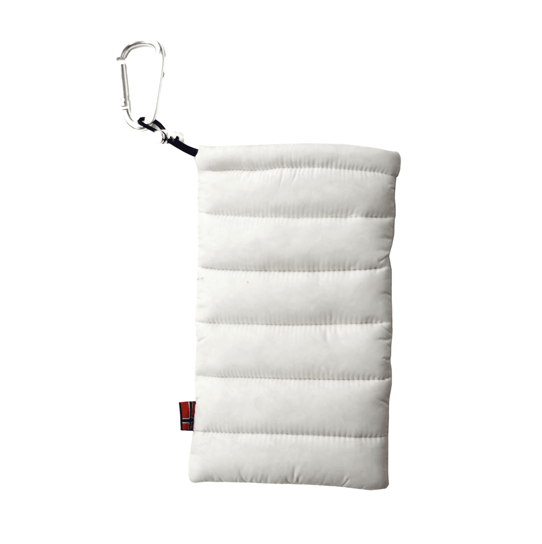 Mobilpose dun – Hvit